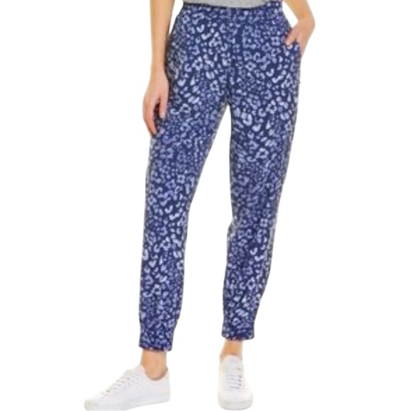 Tommy Bahama IslandZone Jogger Pants Blue Animal Print Size S - Picture 1 of 10